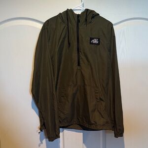 Stylish Olive Windbreaker for Men